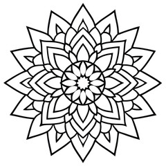 Ornamental luxury mandala pattern design vector download 