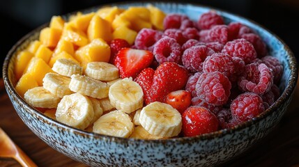 Wholesome Morning Delight: Creating a Nutritious Breakfast Bowl with Fresh Ingredients