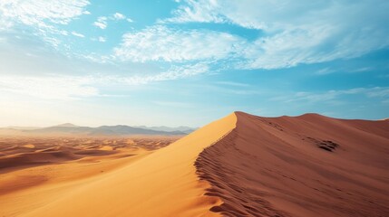 Naklejka premium Beautiful Desert Nature Landscape