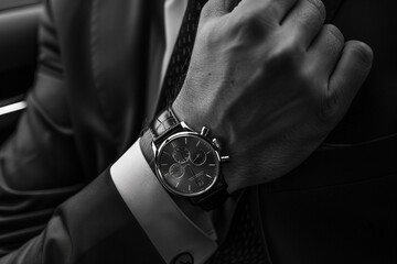 Ai generated photo of groomed attractive luxurious rich man