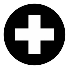 Medical icon inside a button