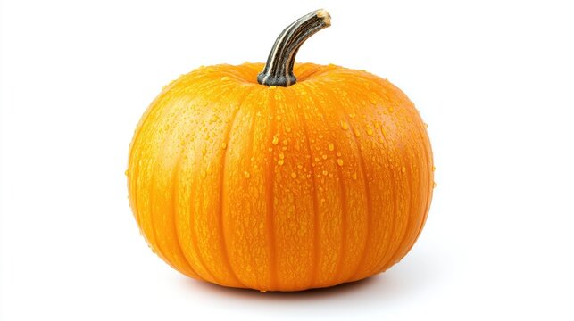 Pumplin isolated stock photo on white background