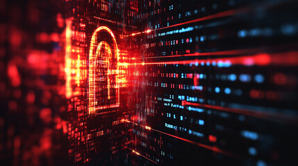 Obraz premium Cybersecurity strategies are crucial for mitigating risks and maintaining the integrity of corporate information systems 2D Illustration style: