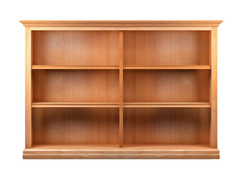 A minimalist wooden bookshelf with open shelves, perfect for organizing books and decorative items in any modern living space.