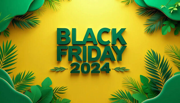 Black Friday. Flyer Black Friday Brasil. Black Friday 3D. Letras 3D. Black Friday com motivo Brasil. Black Friday para o Brasil.