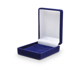 Jewelry box isolated on white.