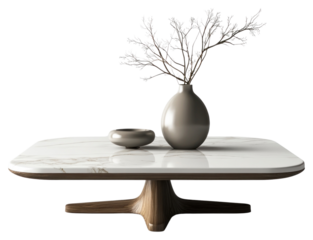 PNG Modern luxury coffee table furniture contemporary centerpiece.