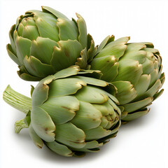 Obraz premium Artichoke Hearts Isolated