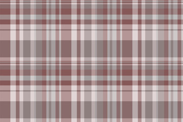 Postcard fabric pattern plaid, perfection background check vector. Deep textile texture seamless tartan in pastel and grey colors.