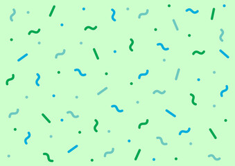 Confetti Seamless Pattern vector element. Retro Seamless Abstract Design Background. Vector Background with Sprinkles