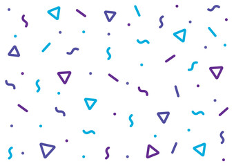 Confetti Seamless Pattern vector element. Retro Seamless Abstract Design Background. Vector Background with Sprinkles