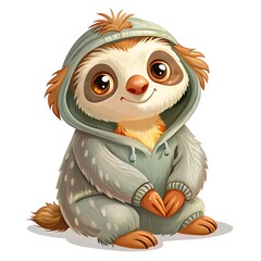 Obraz premium Cute Sloth Illustration