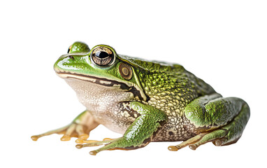 Obraz premium Green Tree Frog on transparent background, png 