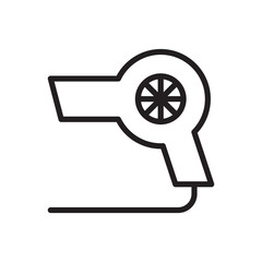 Hair dryer icon