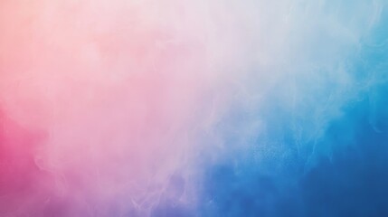 Fototapeta premium A soft gradient of pink and blue hues, creating a dreamy and ethereal background effect.