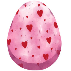 pink_easter_egg _watercolor