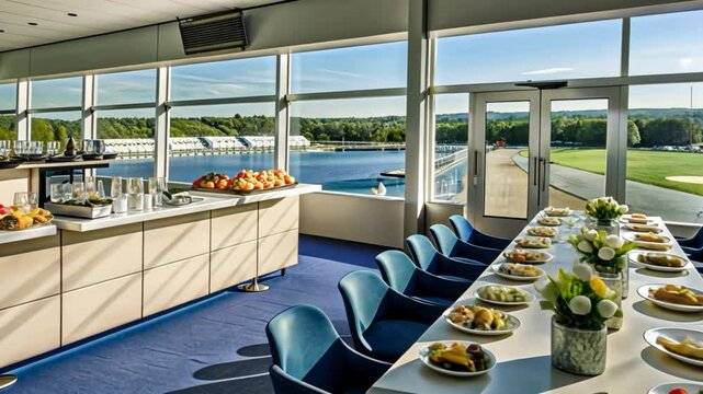 Luxury VIP Hospitality at Formula 1 Event with Trackside Views and Gourmet Catering