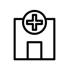 Hospital icon template