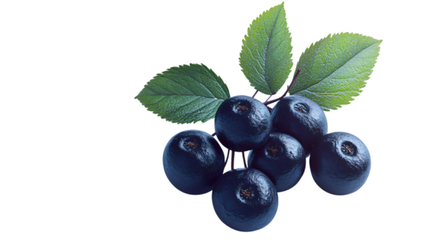 bilberry, cut out Based on Generative AI