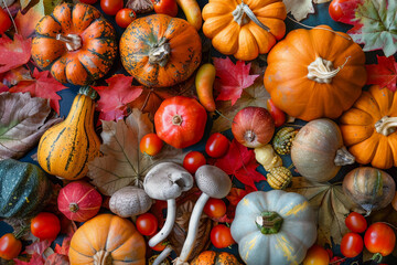 Beautiful greeting card with bright holiday composition for happy joy celebrate Thanksgiving