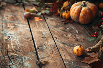 Beautiful greeting card with bright holiday composition for happy joy celebrate Thanksgiving