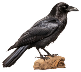 PNG  Raven blackbird animal white background.