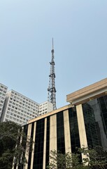 Obraz premium Antenna in Paulista Avenue