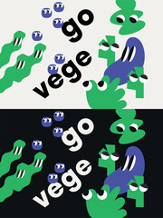 Set Cute Emotion Colored Shapes Graphics Elements 