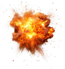 PNG Fire bomb explosion flames high explosive.