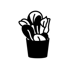 Kalanchoe Glyph Icon, Vector illustration © vector