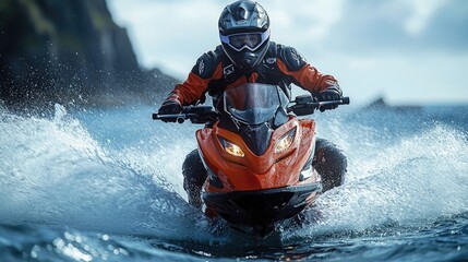 Exciting Jet Ski Adventure in a Beautiful Coastal Bay