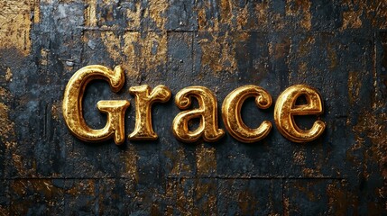 Antique Gold personalized name postcard perfect for decor.