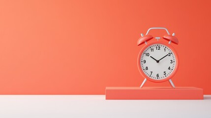 Time management concept featuring a clock symbolizing the importance of planning, deadlines and efficiency. Ideal for productivity, urgency and the balance of work under pressure.