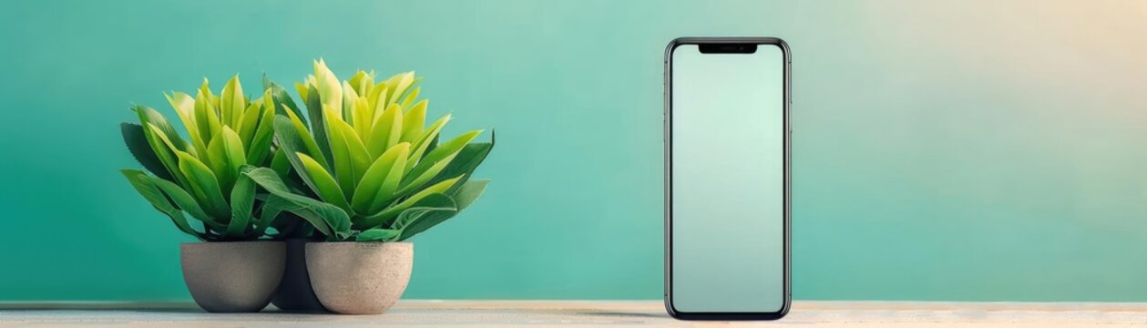 A smartphone with intelligent AI, next to an outdated gadget that doesn't work, representing technological smartness vs. obsolescence