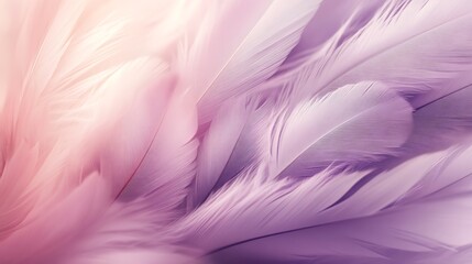 Fototapeta premium Soft Pink and Purple Feather Background Texture