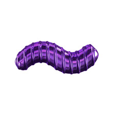 Fluted purple symbol