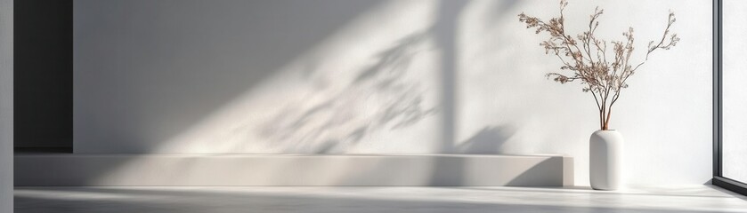 Minimalistic design poster with bold typography and empty space, minimalistic design, graphic design focus on simplicity