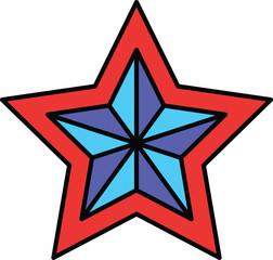 Shining Christmas Star Icon Symbolizing Holiday Traditions, Festive Decorations, and Spiritual Guidance