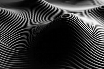 Naklejka premium Abstract dark wave pattern png overlay effect, transparent background
