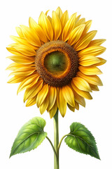 Obraz premium digital painting look awesome sunflower