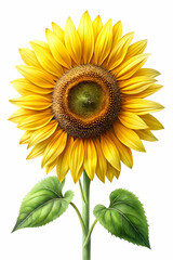 Obraz premium digital painting look awesome sunflower