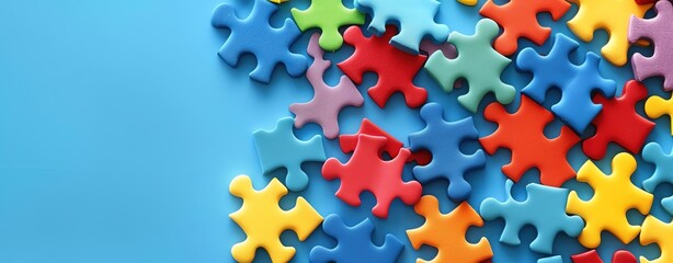 World Autism Awareness Day, supporting individuals with autism, ample copy space