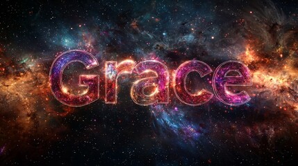 Cosmos personalized name postcard perfect for decor.