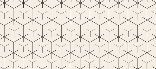 Seamless Geometric Vector Pattern background.
