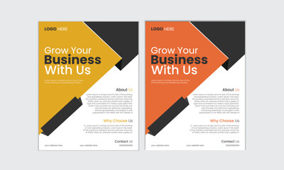 Professional Corporate Business Flyer Design – Modern, Clean, and High-Impact Template for Effective Promotion