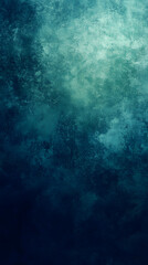 Grainy background in blue green, grunge texture noise gradient, abstract background for banner, poster, cover