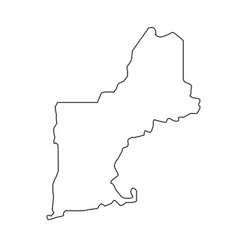 recommend clip art: New England Outline Map