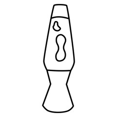 Lava Lamp Outline