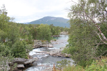 River, landscape norway