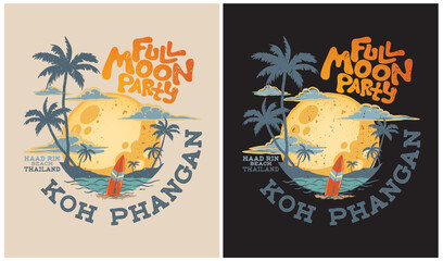 Full Moon Party Koh Phangan - Haad Rin, Thailand